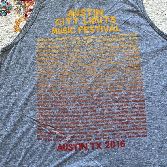 Aviator Nation Gray Tank Top with Texas Flag Design - Picture 8 of 10